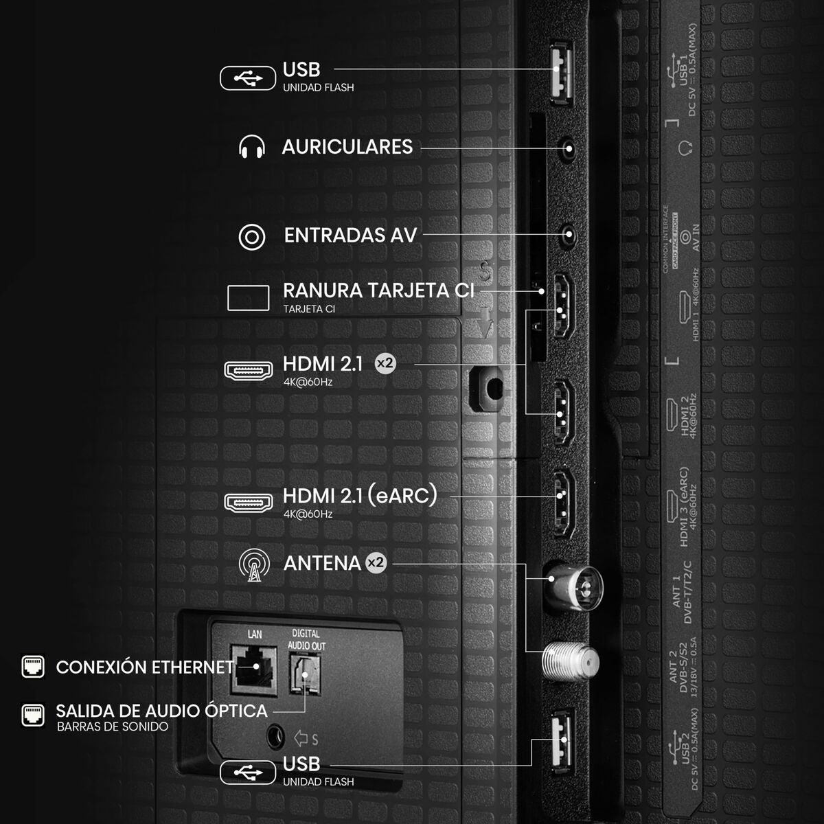 Smart TV Hisense 50A7Q 4K Ultra HD 50" LED HDR D-LED QLED