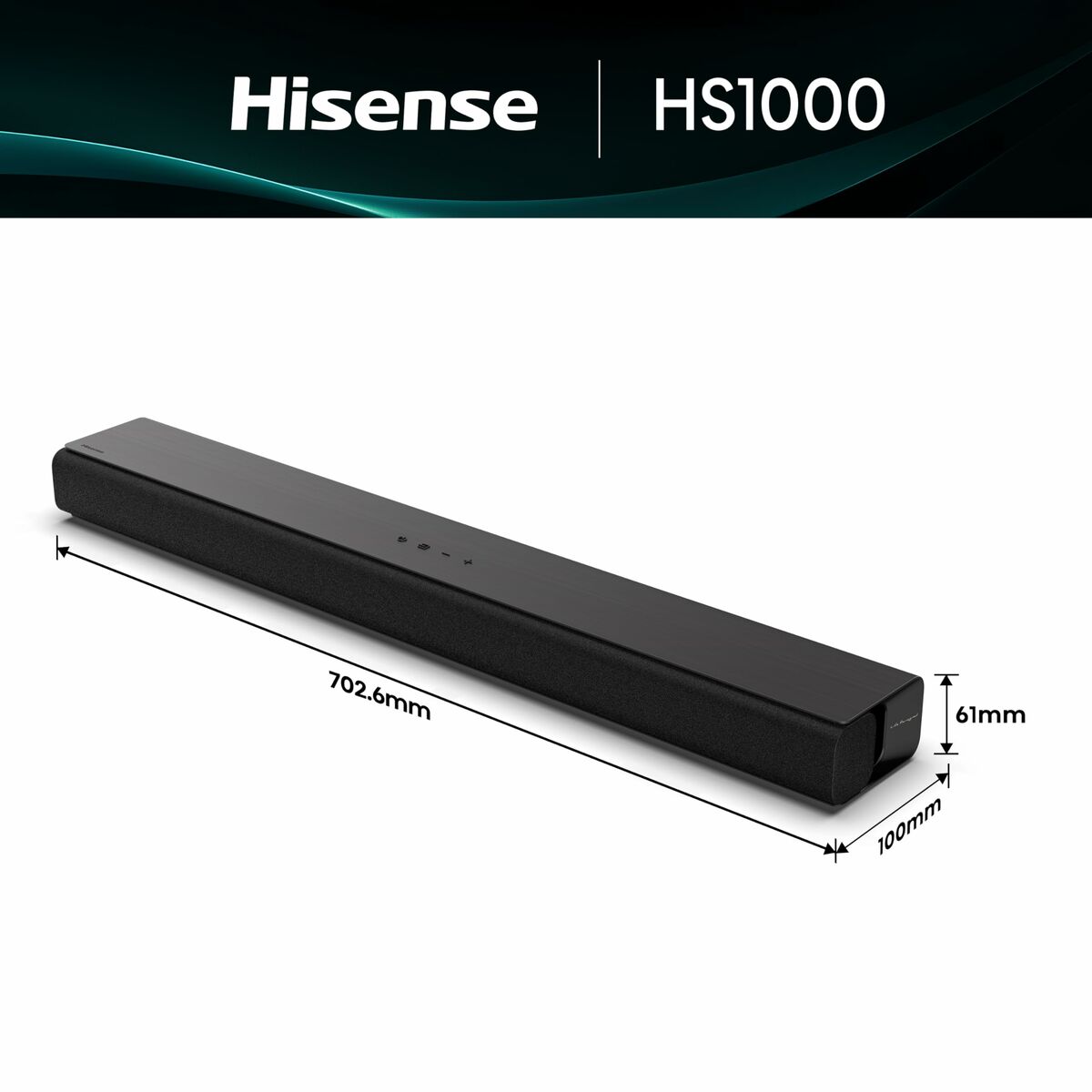 Soundbar Hisense HS1000 120W Black 120 W
