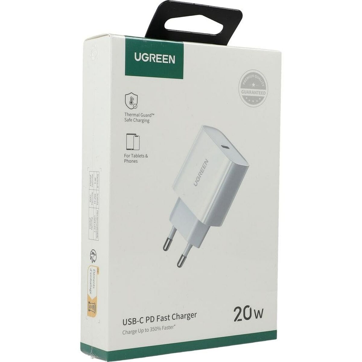 Wall Charger Ugreen 6957303864508 White 20 W