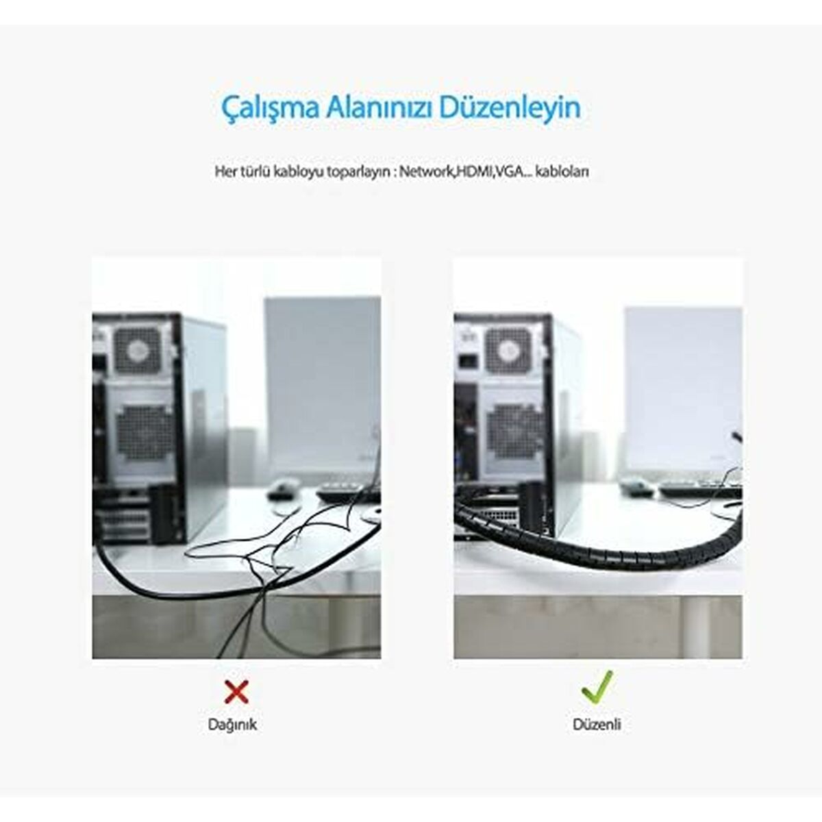 Flanges for cables Ugreen 30818 Green Polyethylene Plastic