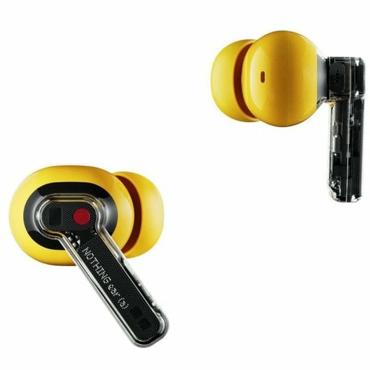 Headphones with Microphone Nothing A10600065 Yellow Transparent