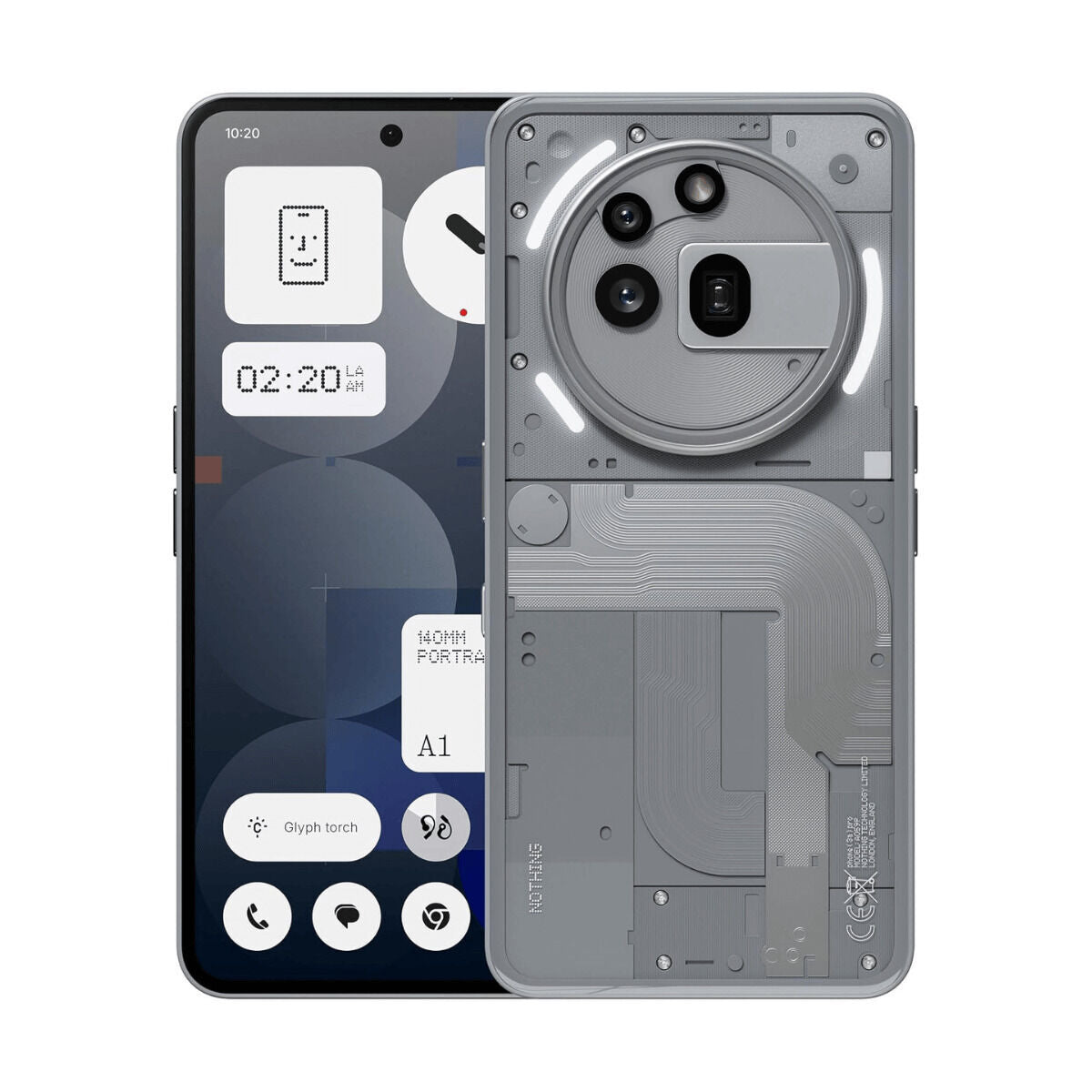 Smartphone Nothing A059P 6,77" Octa Core 12 GB RAM 256 GB Grey