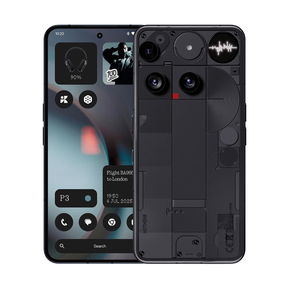 Smartphone Nothing Phone 3 5G 6,67" Octa Core 16 GB RAM 512 GB Black