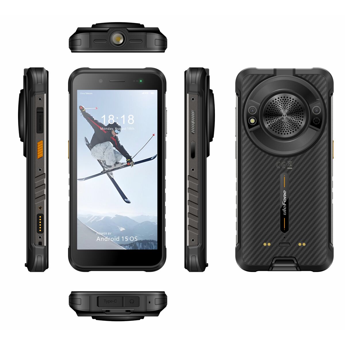 Smartphone Ulefone RUGKING Unisoc 8 GB RAM 256 GB Black