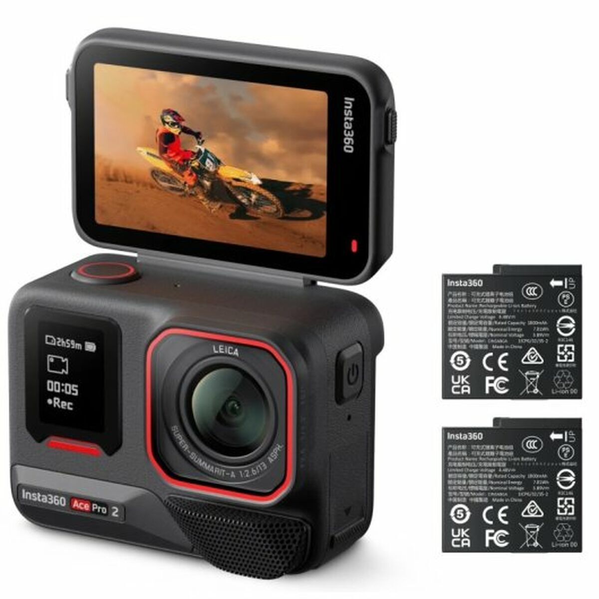 Sports Camera Insta360 INCAMAP2 Black 2,5"