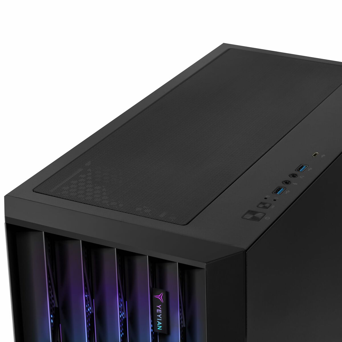 ATX Semi-tower Box Yeyian Phoenix Black Multicolour