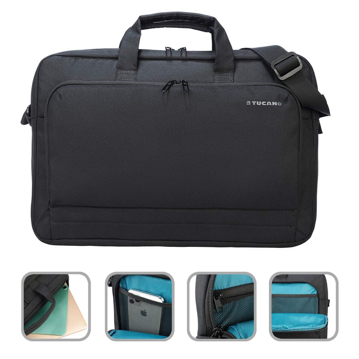 Laptop Case Tucano BSTN-BK Black 15,6''