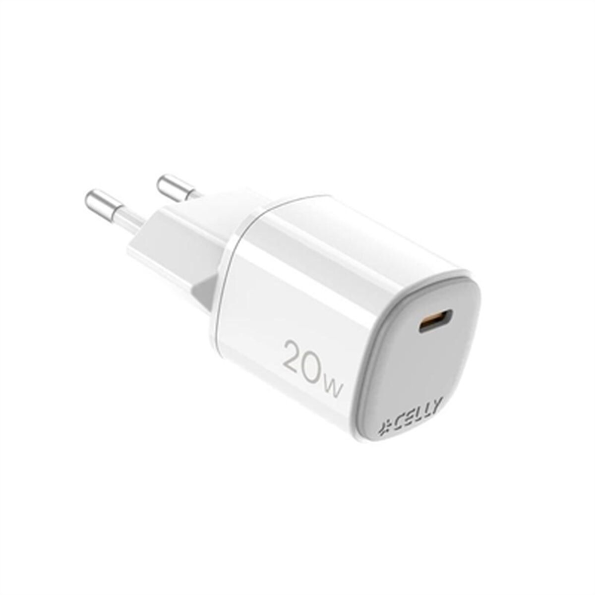 Wall Charger Celly UPTC1USBC20WWH White