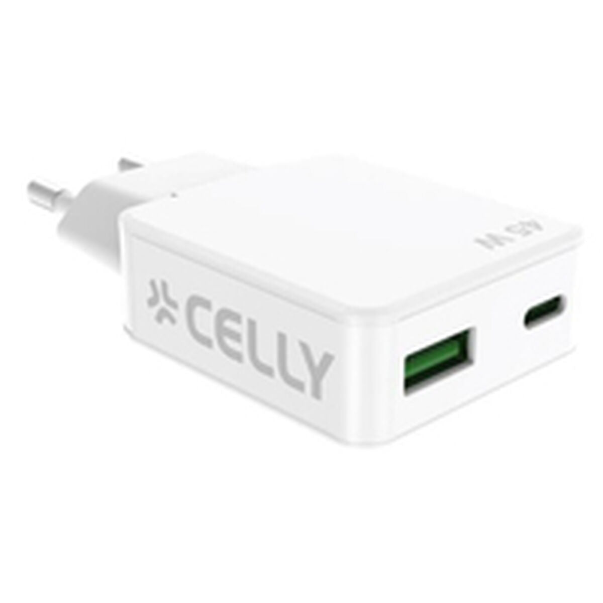 Wall Charger Celly SLIMTC1C1A45WWH White 45 W