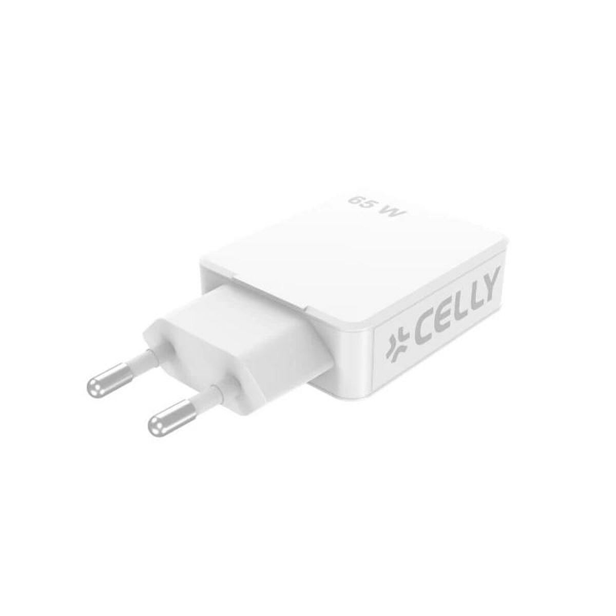 Wall Charger Celly SLIMTC2C65WWH