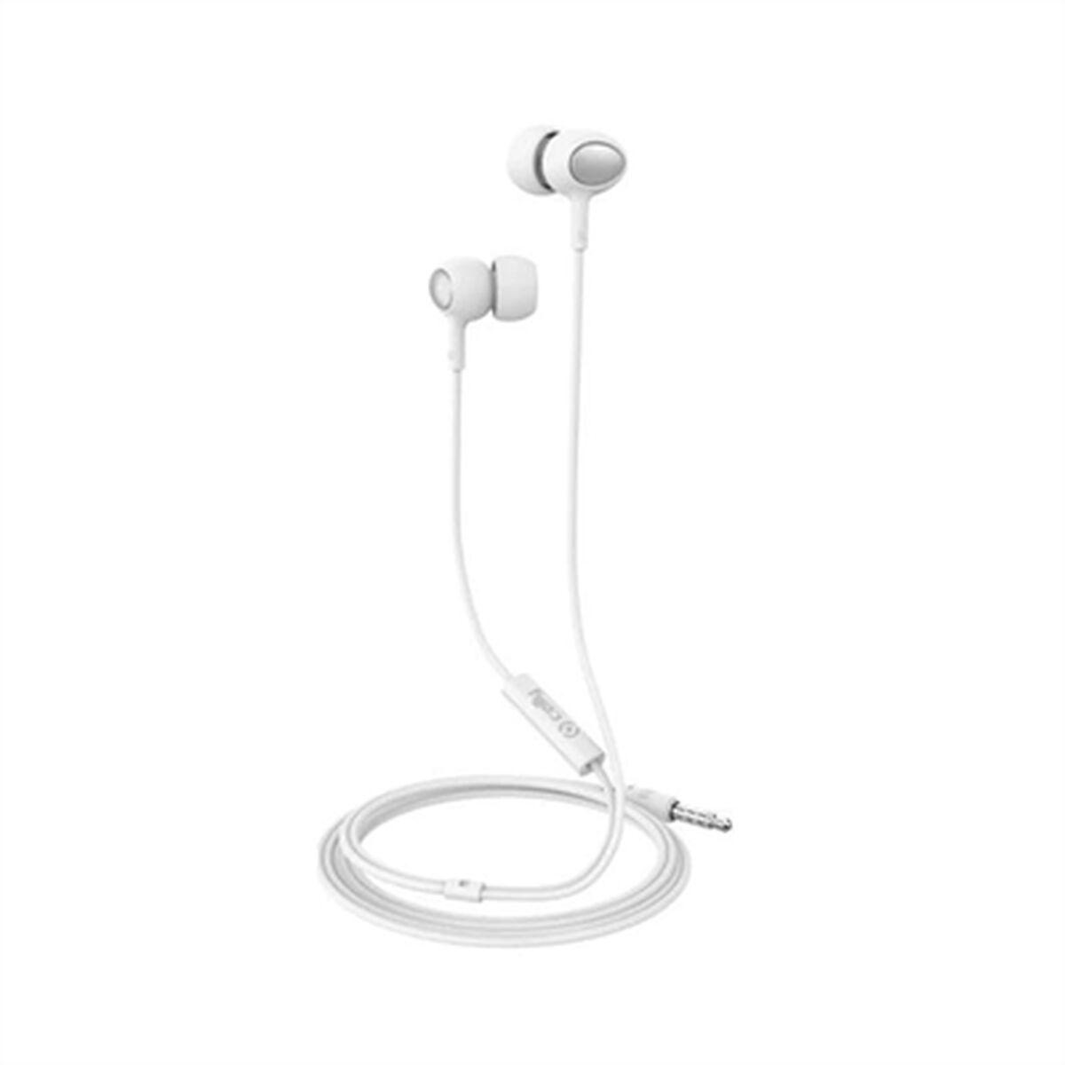 Headphones with Microphone Celly UP500WH White