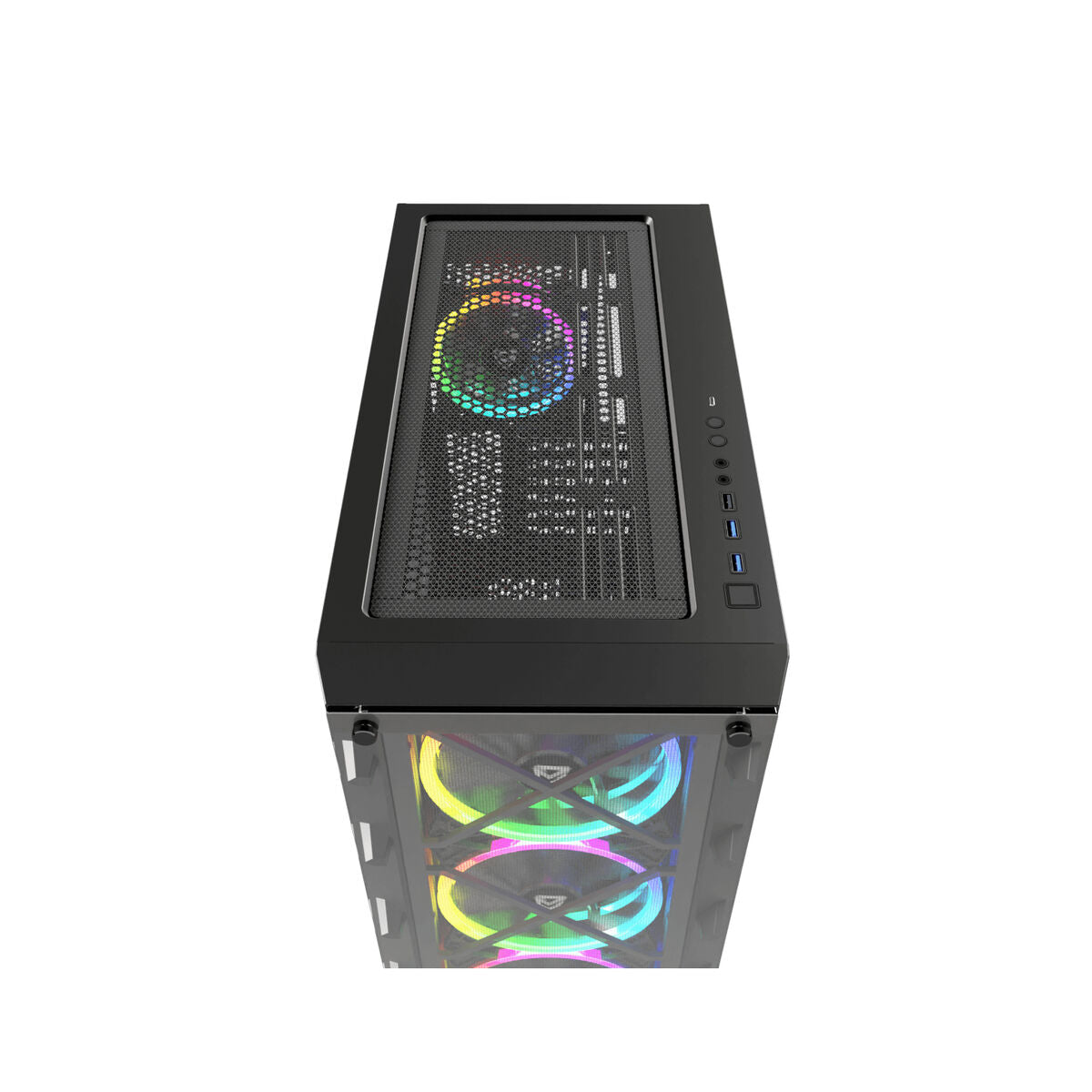 ATX Semi-tower Box Nfortec NF-CS-DRACOX-B Black