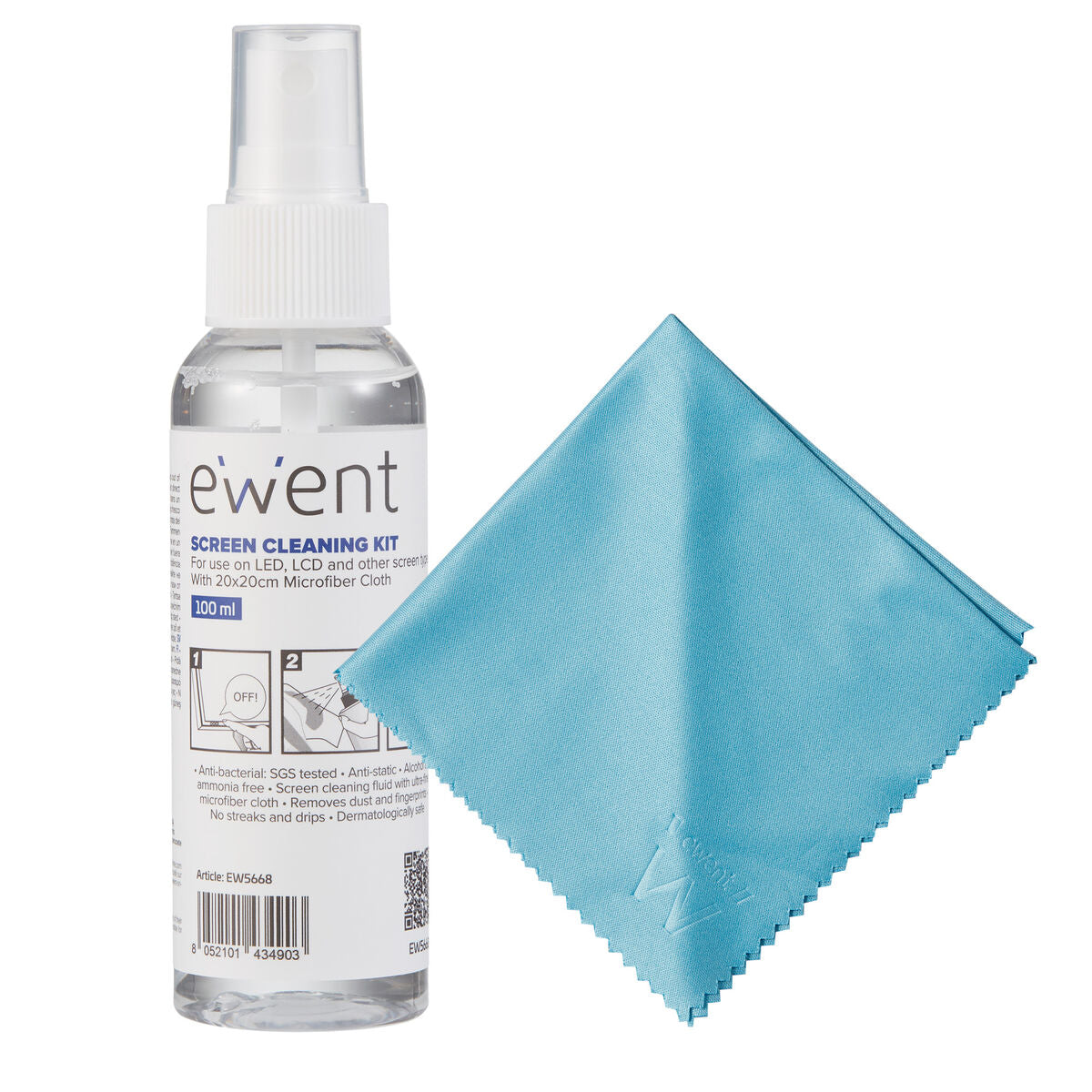 Screen Cleaning Kit Ewent EW5668 100 ml