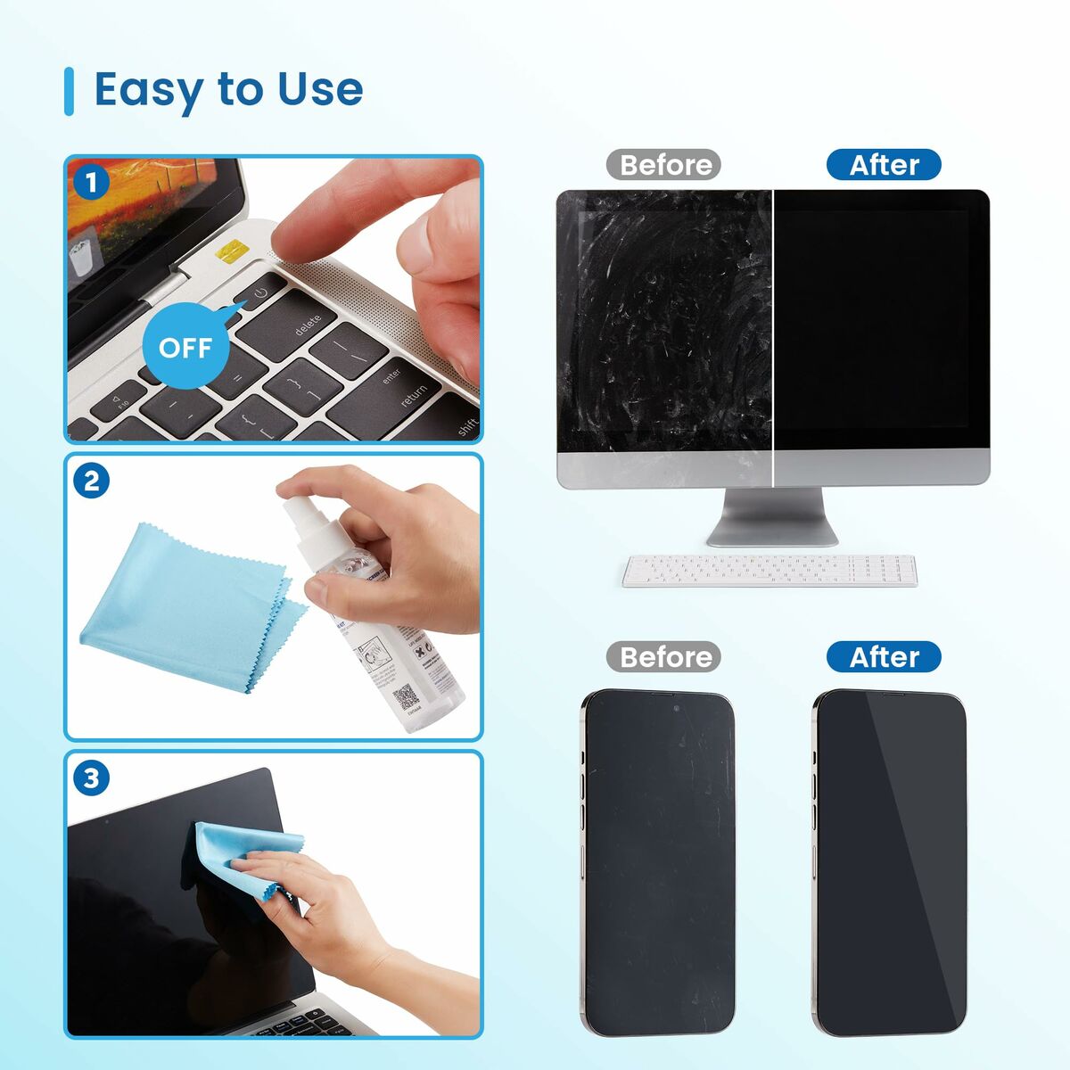 Screen Cleaning Kit Ewent EW5668 100 ml