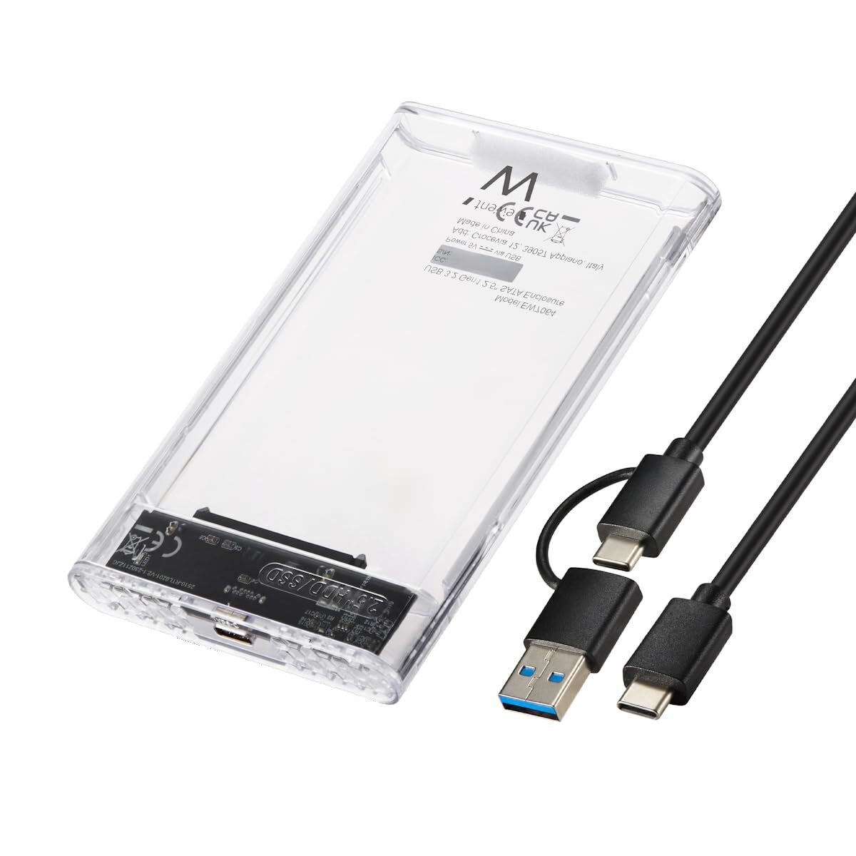 External Hard Drive Ewent EW7064 Transparent