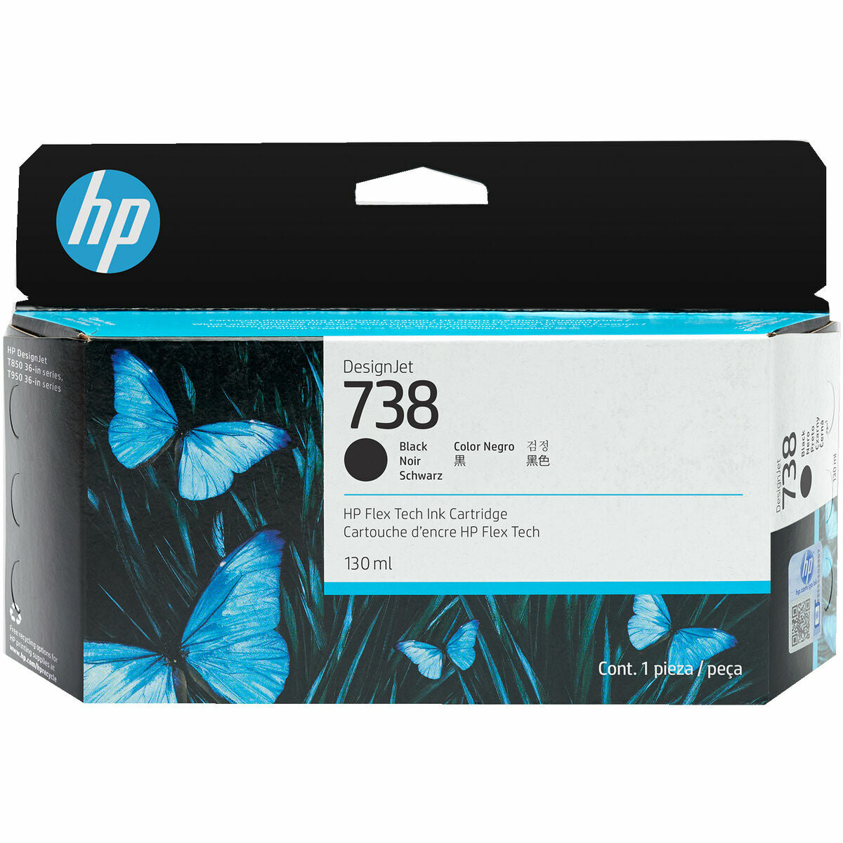 Original Ink Cartridge HP 498N4A Black