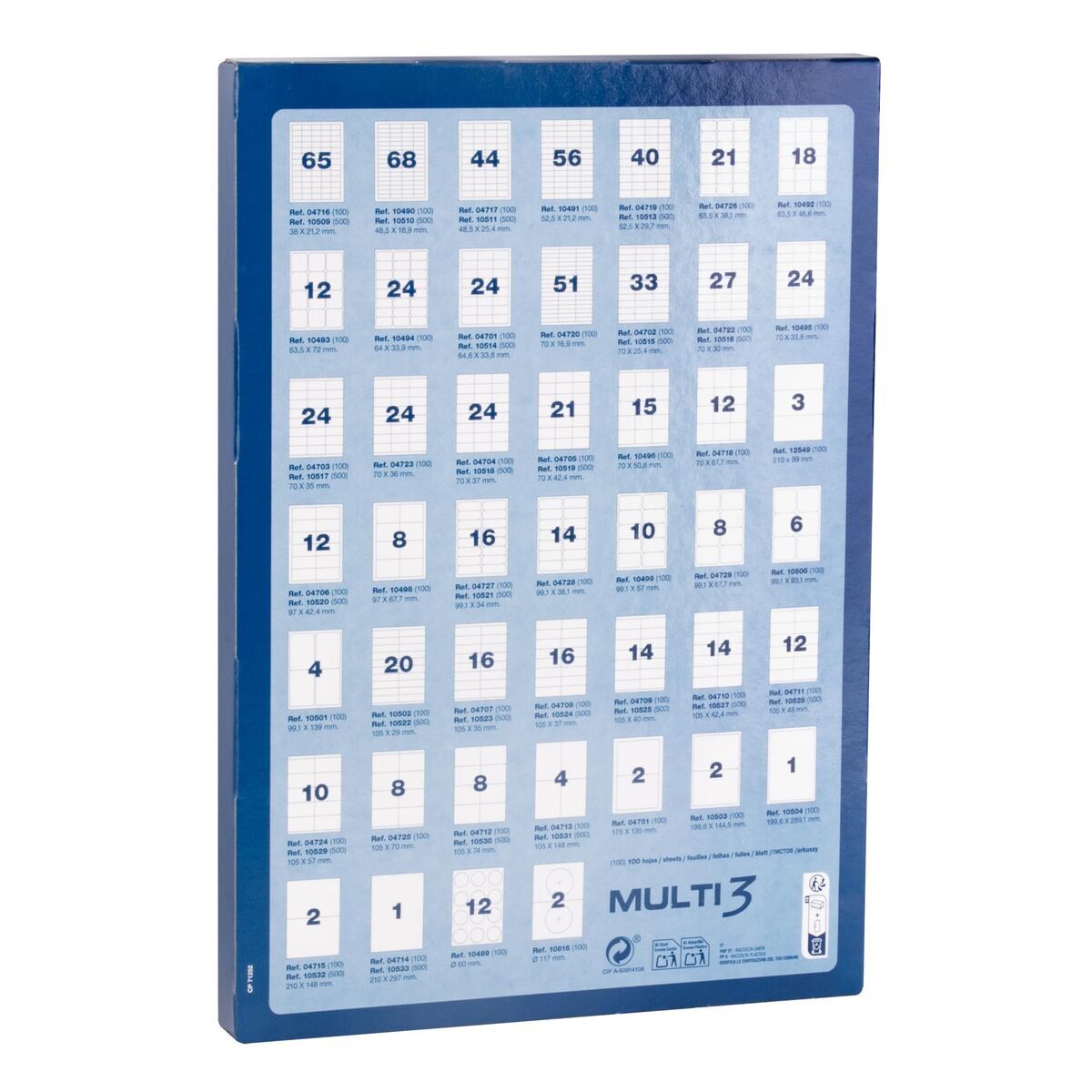 Printer Labels Apli 4715 White 210 x 148 mm