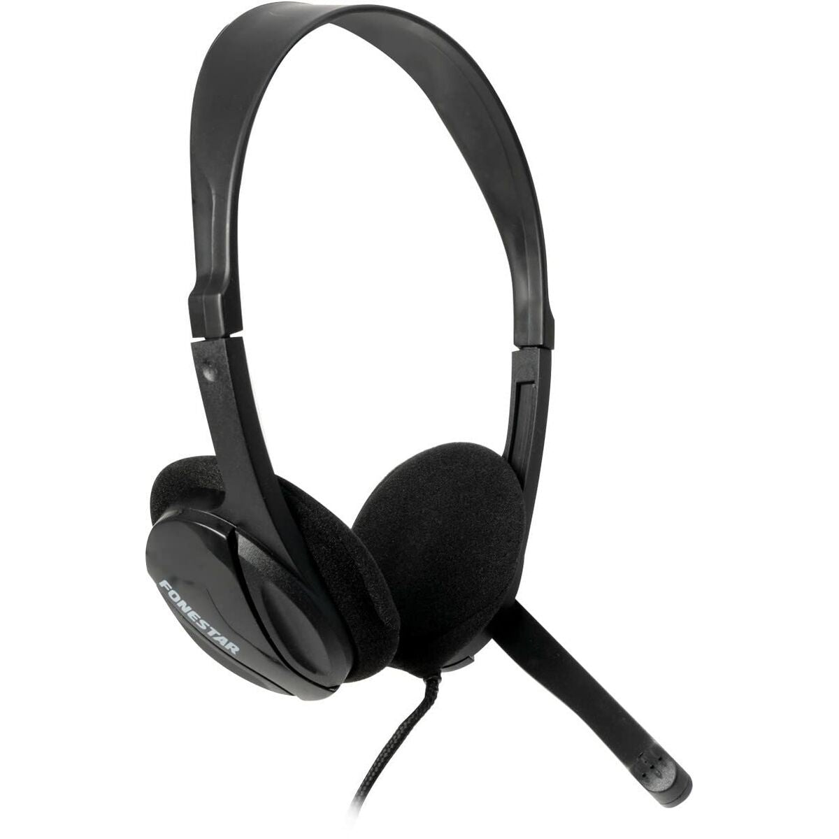 Headphones with Headband FONESTAR HOME-35 Black