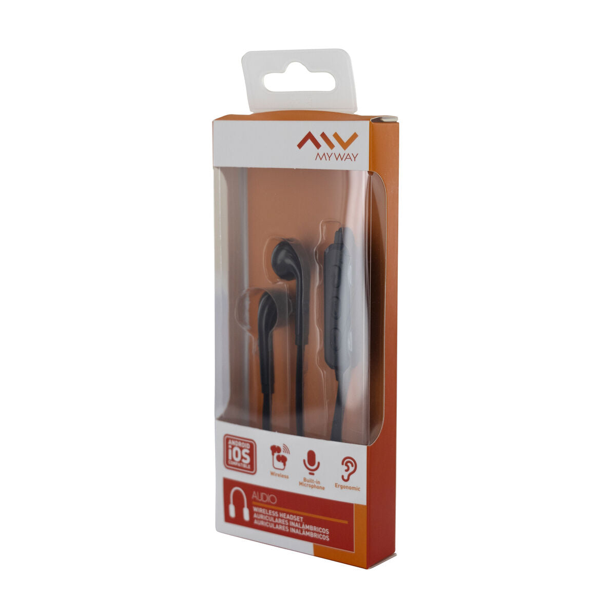 Headphones with Microphone Myway Black
