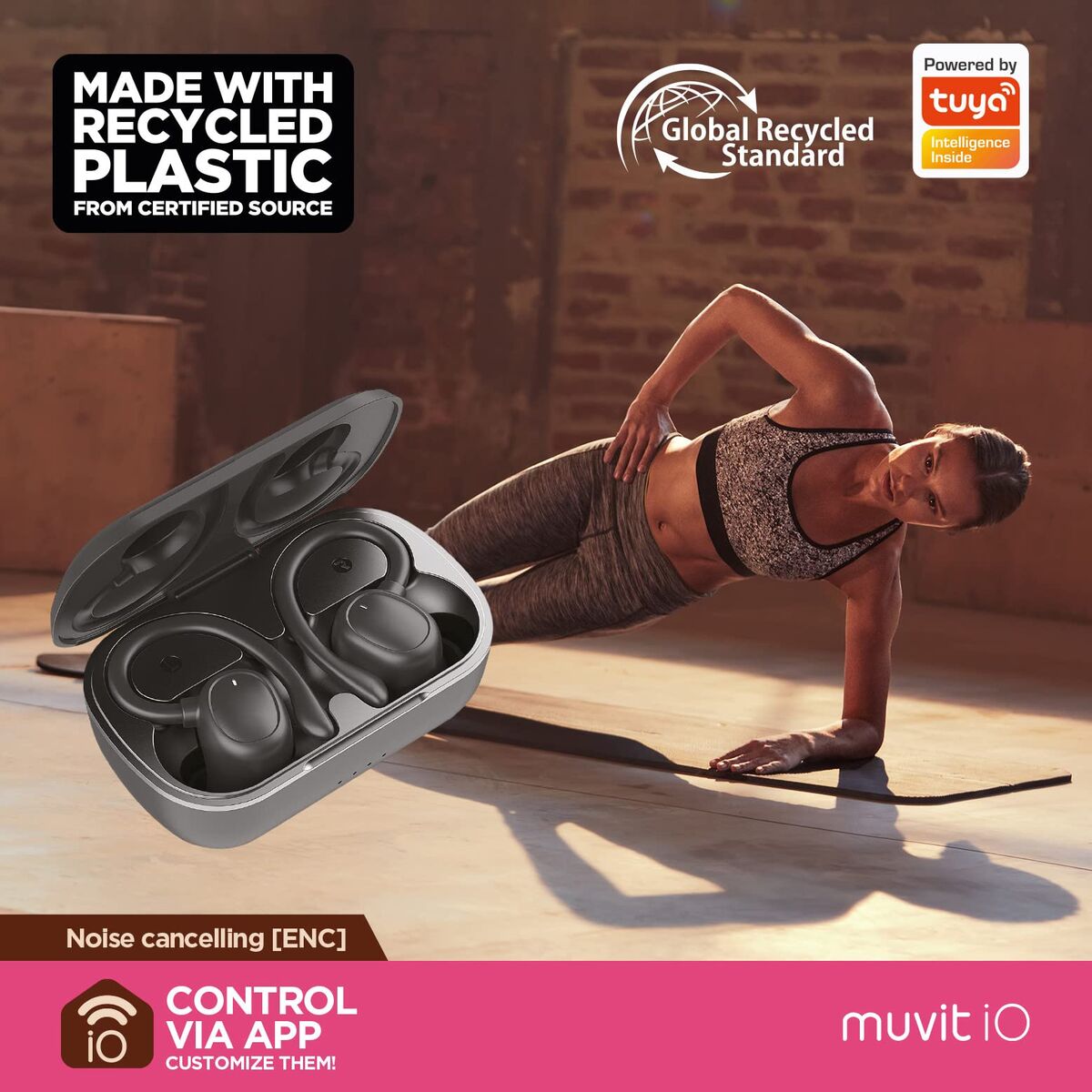 In-ear Bluetooth Headphones Muvit iO