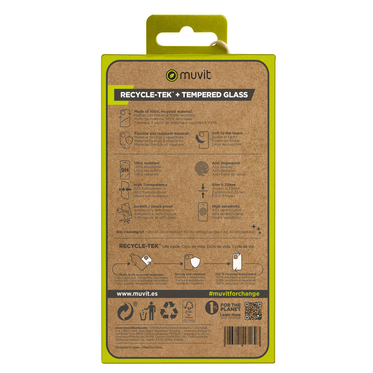 Mobile Case and Protector Muvit for Change iPhone 15 iPhone 15