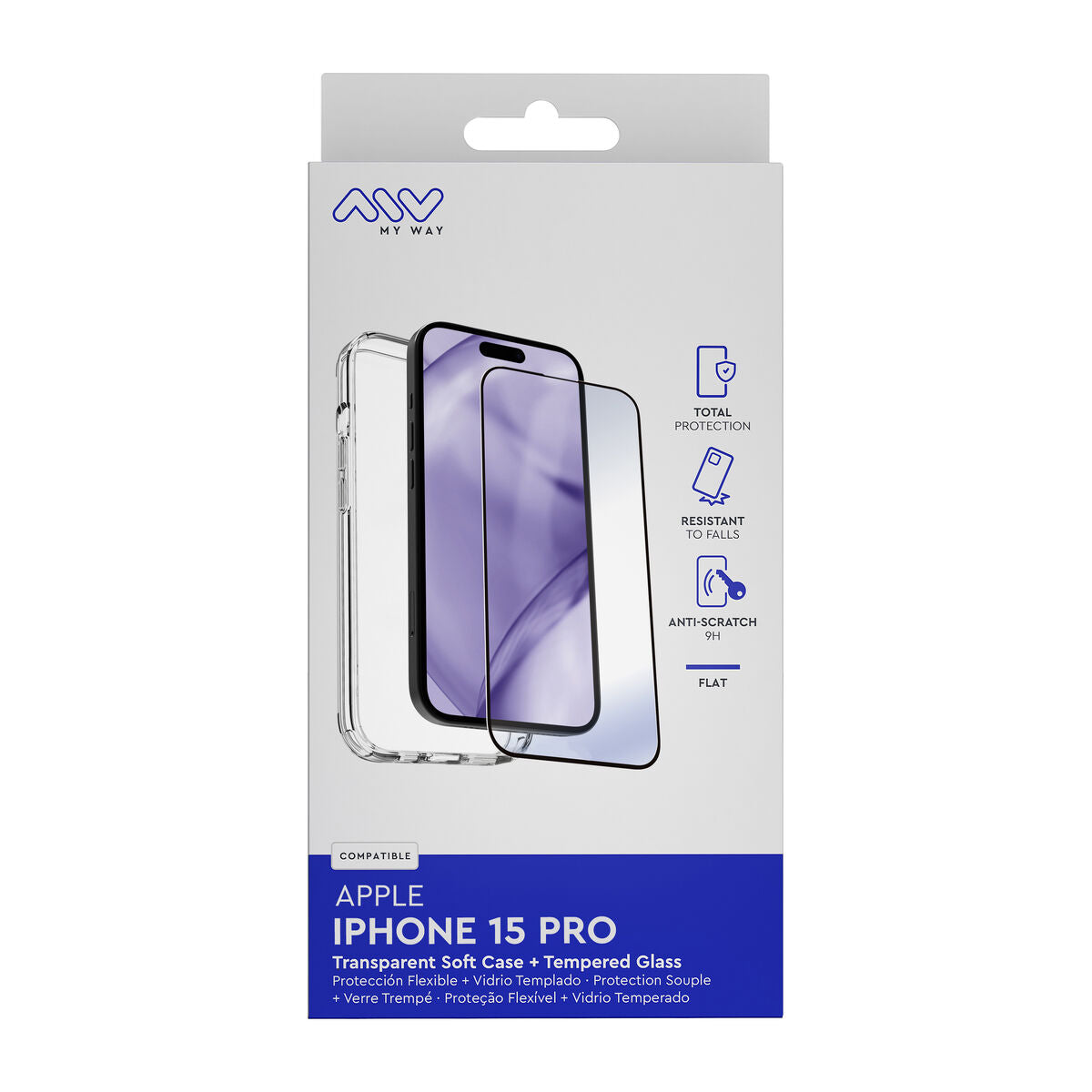 Mobile Case and Protector Myway iPhone 15 Pro