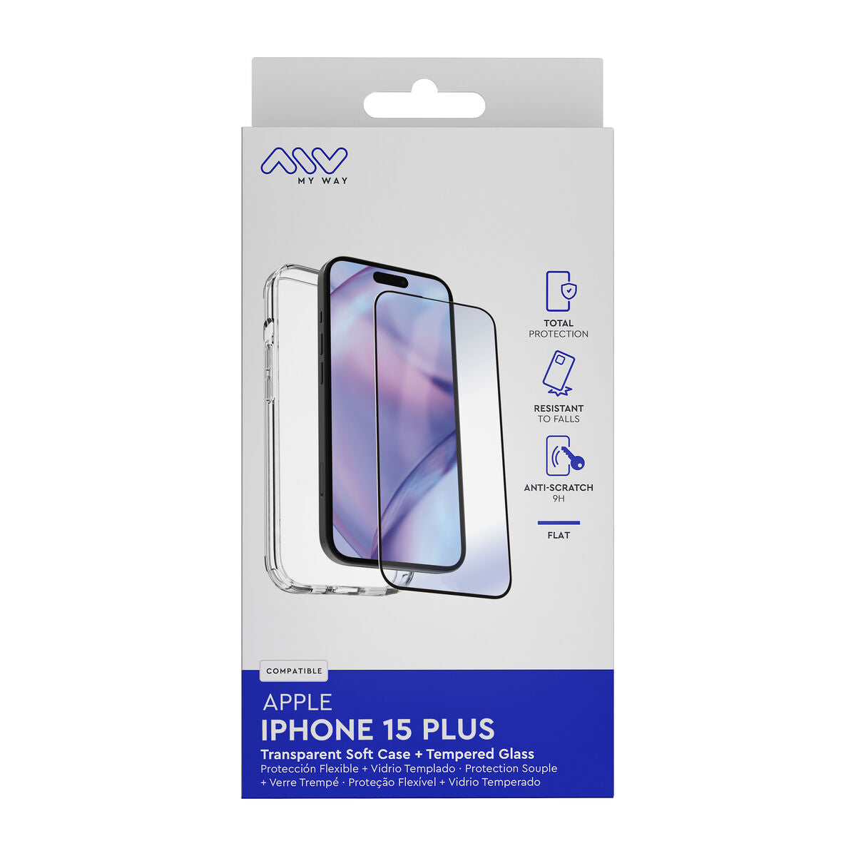 Mobile Case and Protector Myway iPhone 15 Plus