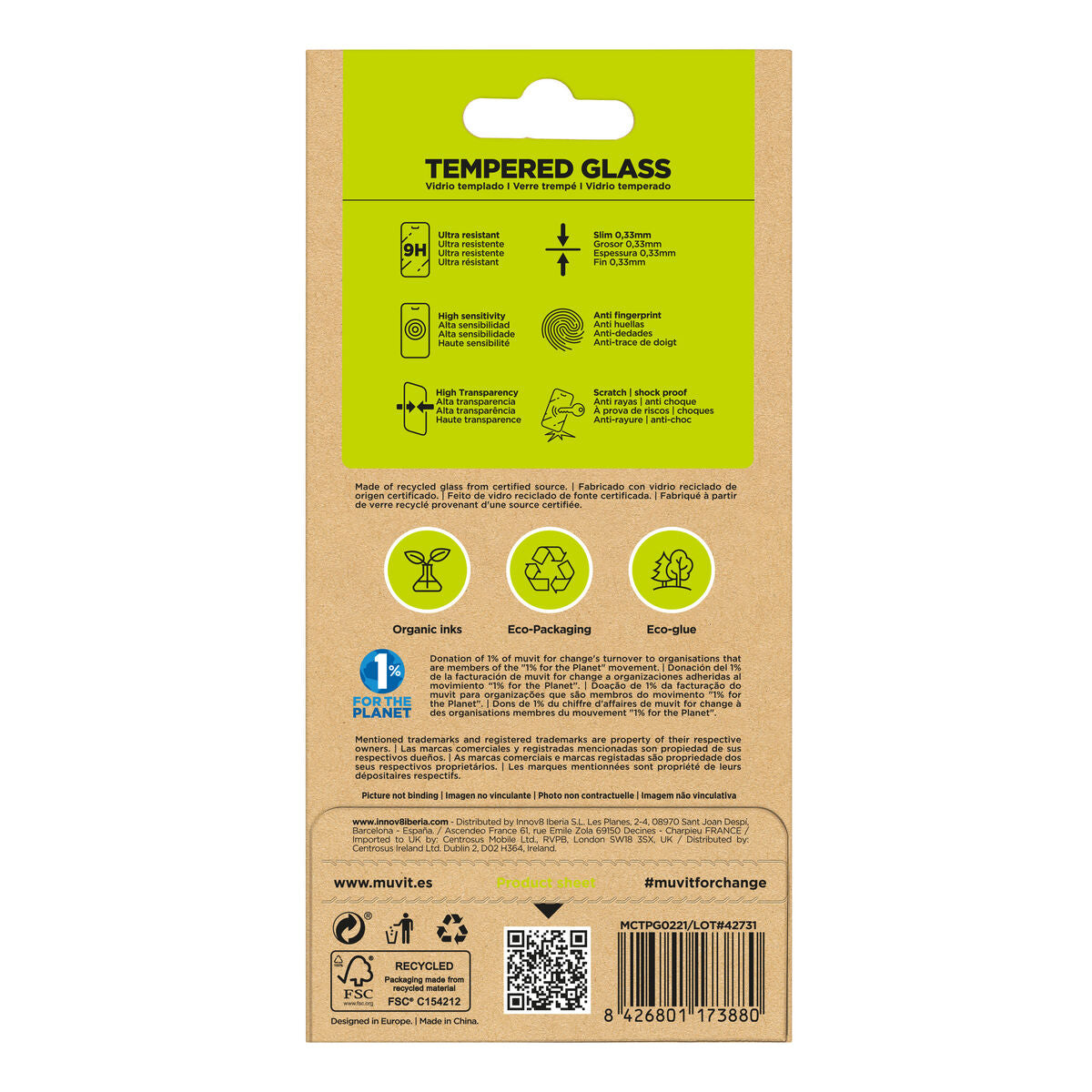 Mobile Screen Protector Muvit for Change Galaxy A05S