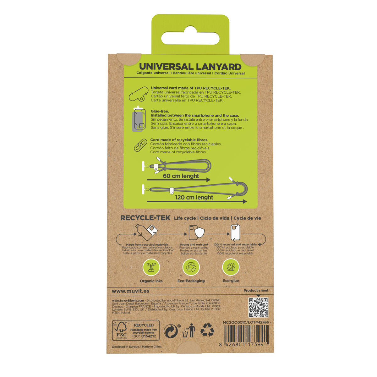 Mobile Phone Lanyard Muvit for Change Sand