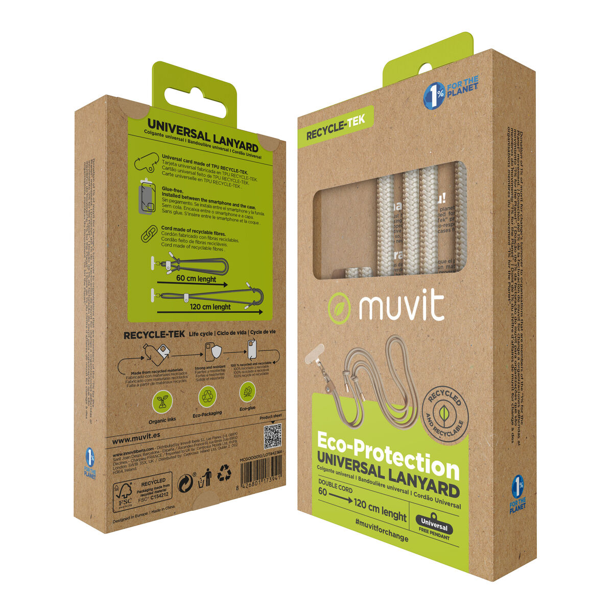 Mobile Phone Lanyard Muvit for Change Sand