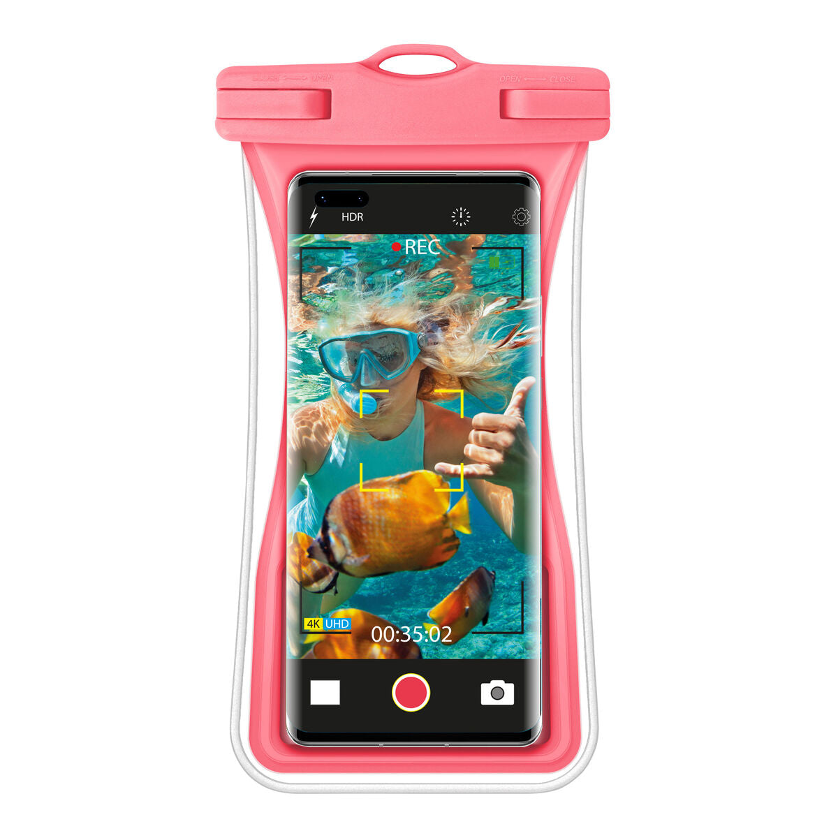 Waterproof case Myway Floating Pink Universal 7,2" (7")