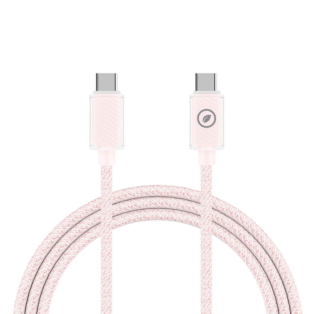 Wall Charger + USB-C Cable Muvit for Change Glass GaN Pink