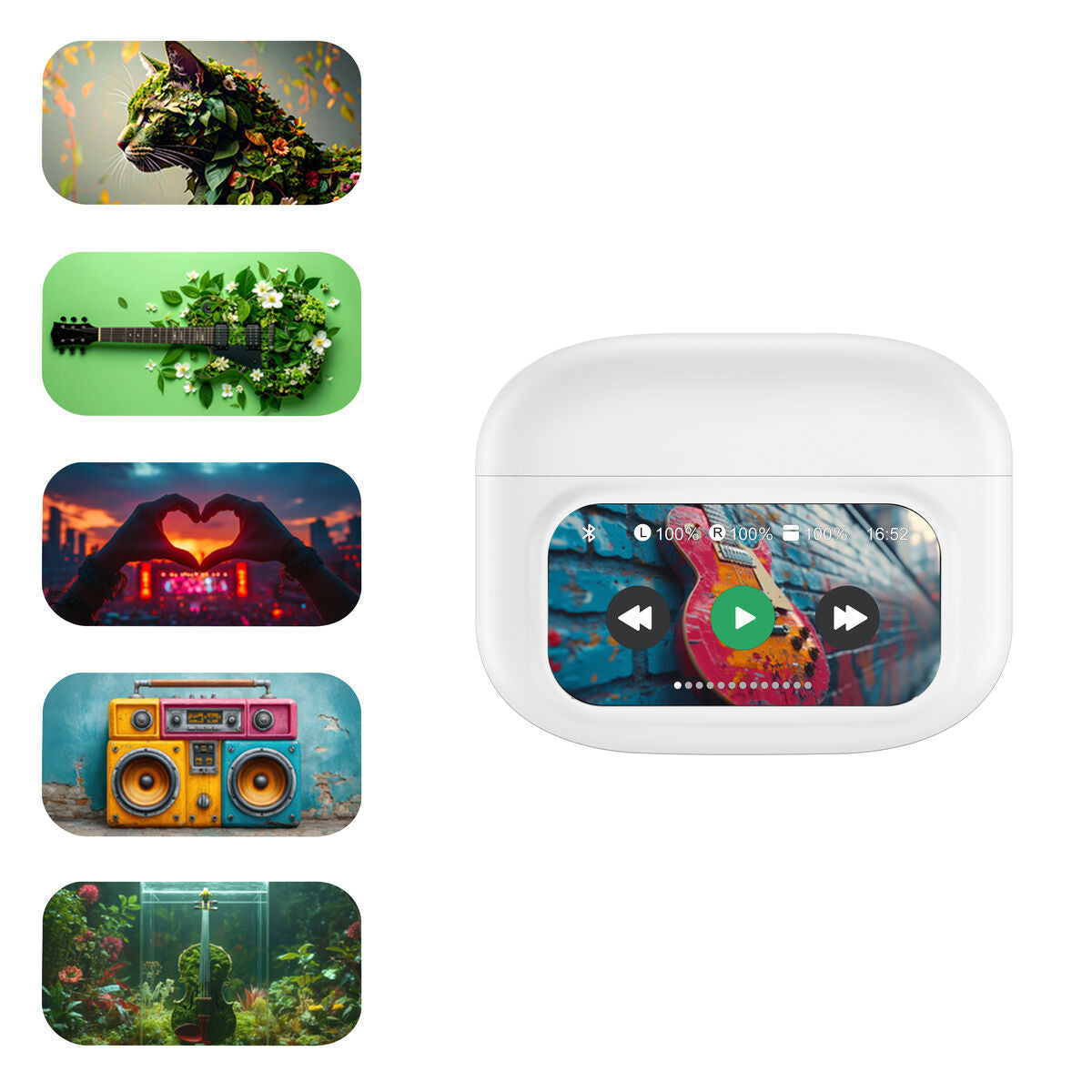 Headphones Muvit MCTWS0007 White