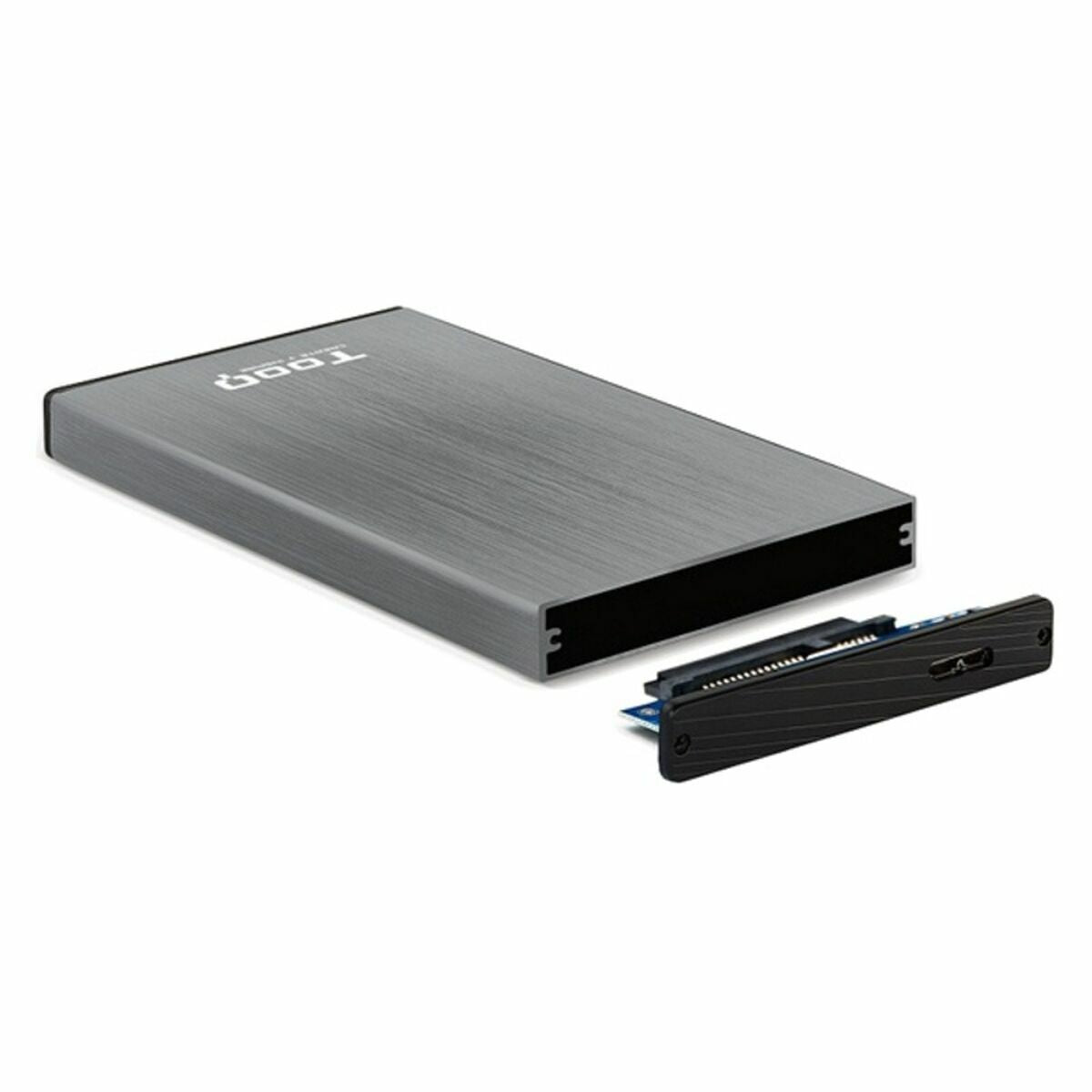 External Box TooQ TQE-2527G 2,5" SATA USB 3.0 Grey Black/Grey 2,5"