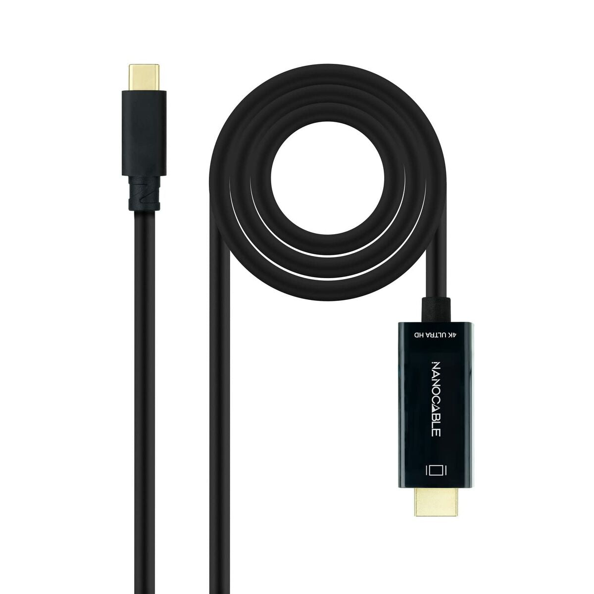 USB-C to HDMI Cable NANOCABLE 10.15.5102 1,8 m Black