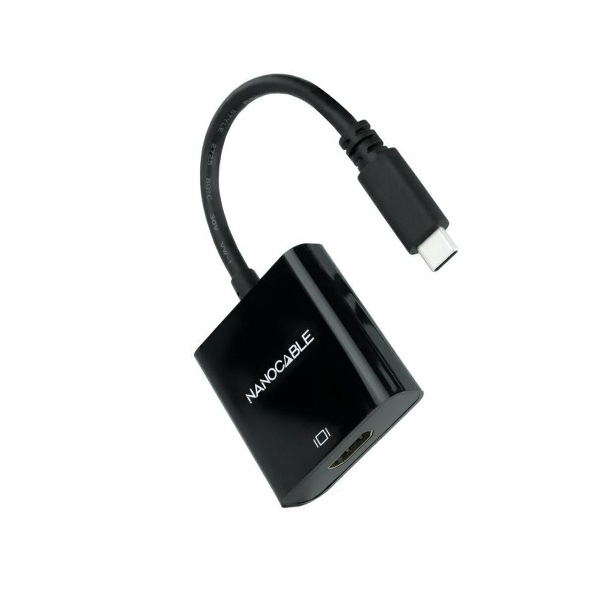 USB-C to HDMI Adapter NANOCABLE 10.16.4102-BK Black 4K Ultra HD