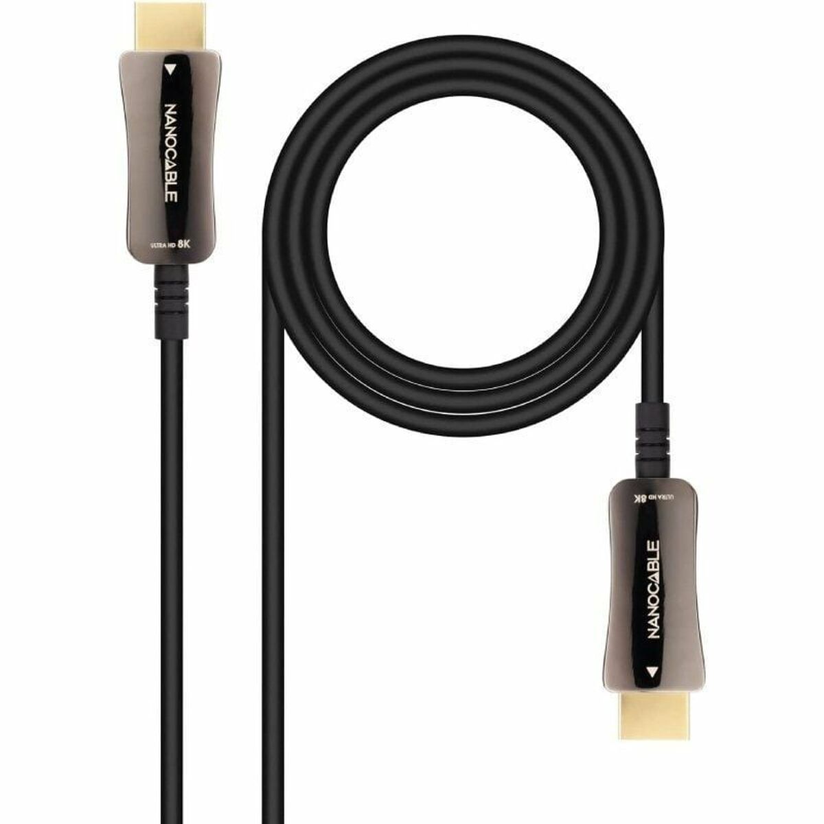 HDMI Cable NANOCABLE 10.15.2115 15 m Black 8K Ultra HD 48 Gbit/s