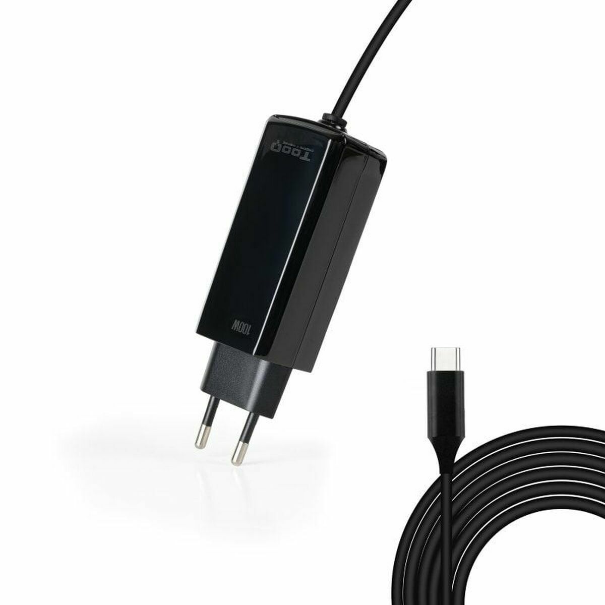 Laptop Charger TooQ GAN USB-C PD 100W Cúbico 100 W