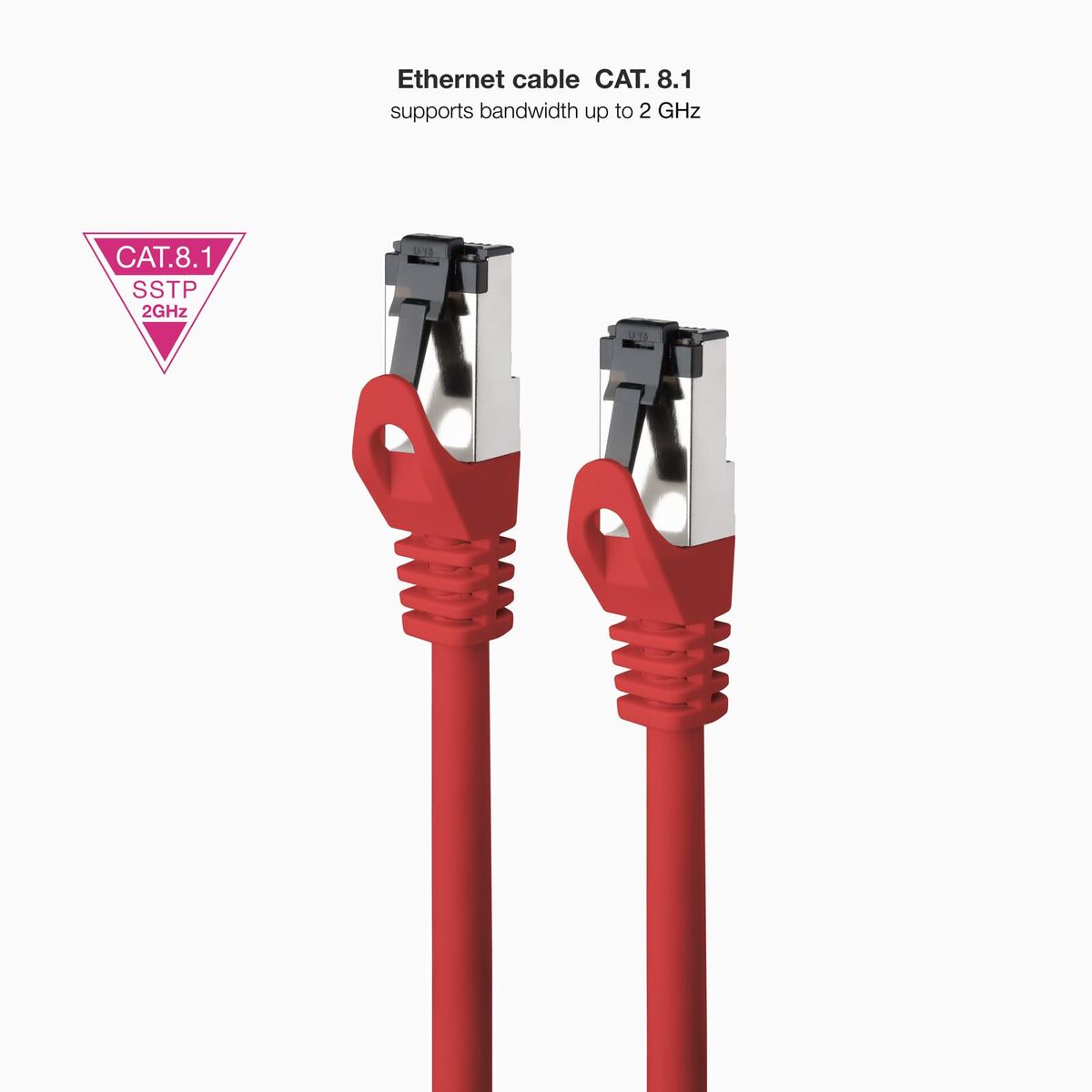 USB Cable NANOCABLE 10.20.2002-R Red 2 m