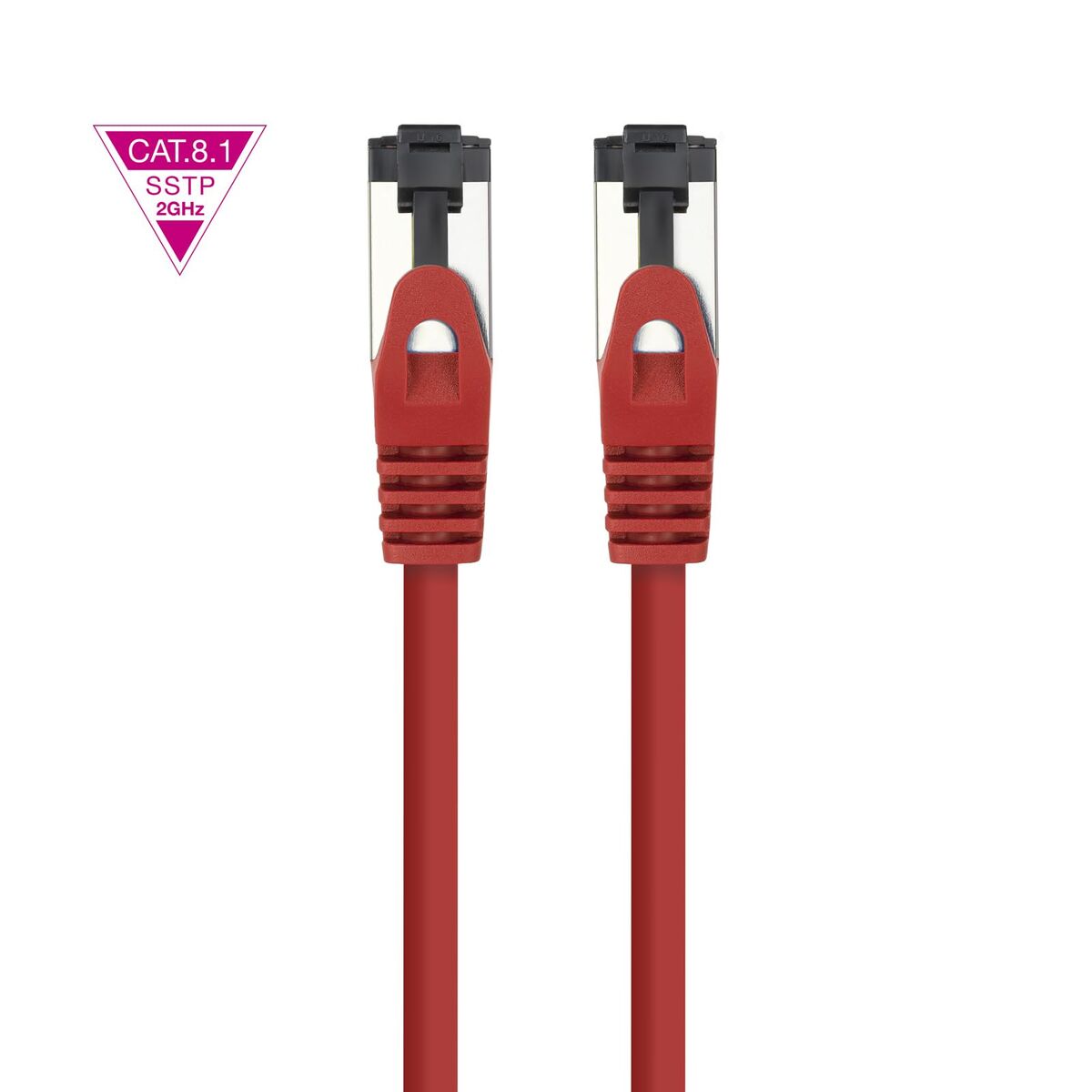 USB Cable NANOCABLE 10.20.2002-R Red 2 m