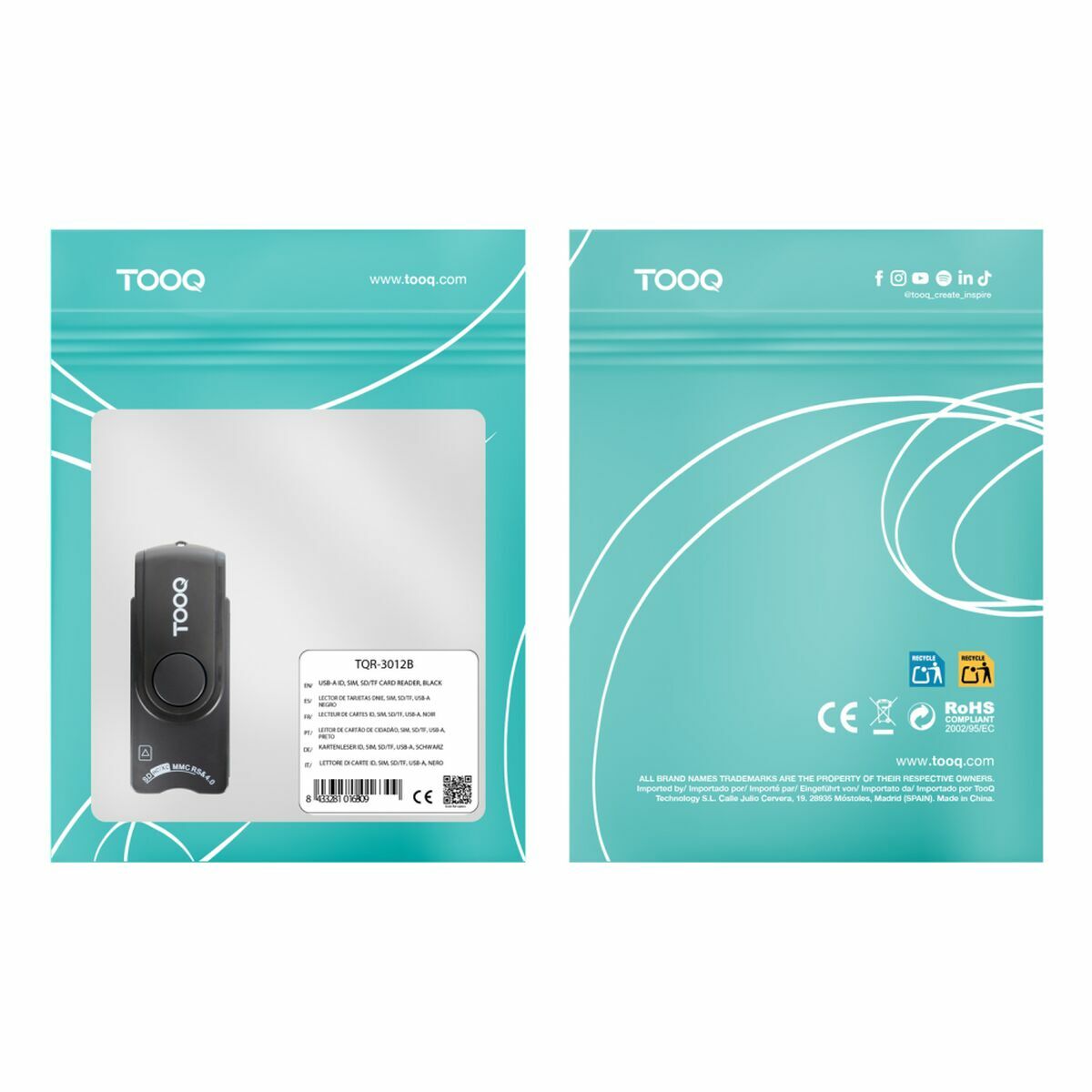 Card Reader TooQ TQR-3012B
