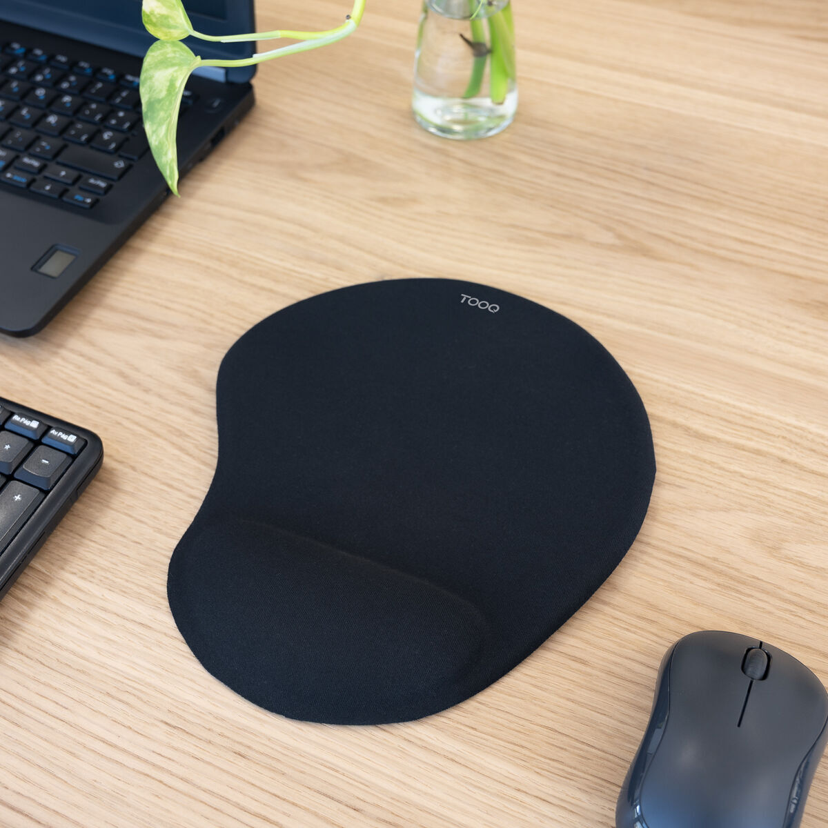Mouse Mat TooQ TQMP1001-B Black