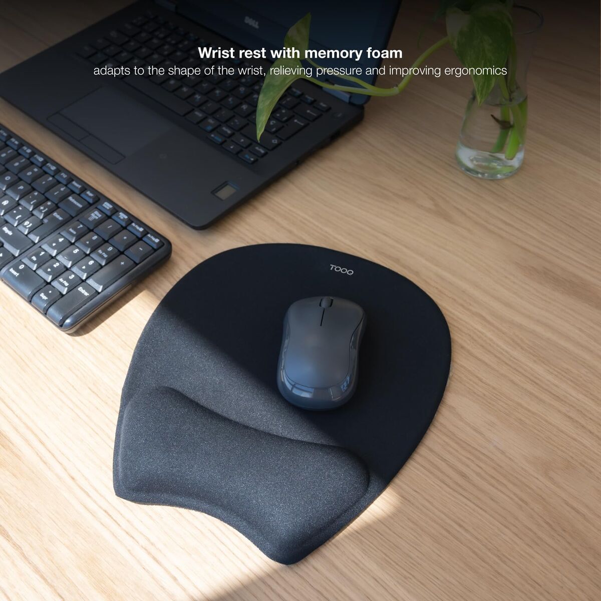 Mouse Mat TooQ TQMP1002-B Black