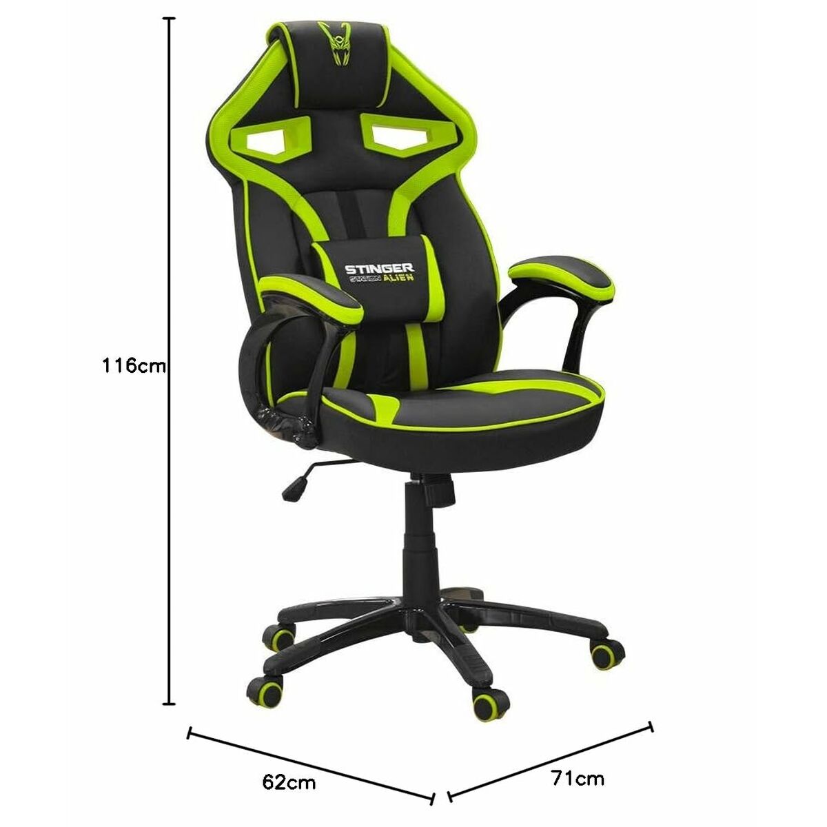 Gaming Chair Woxter GM26-056 Green 62 x 71 x 116 cm