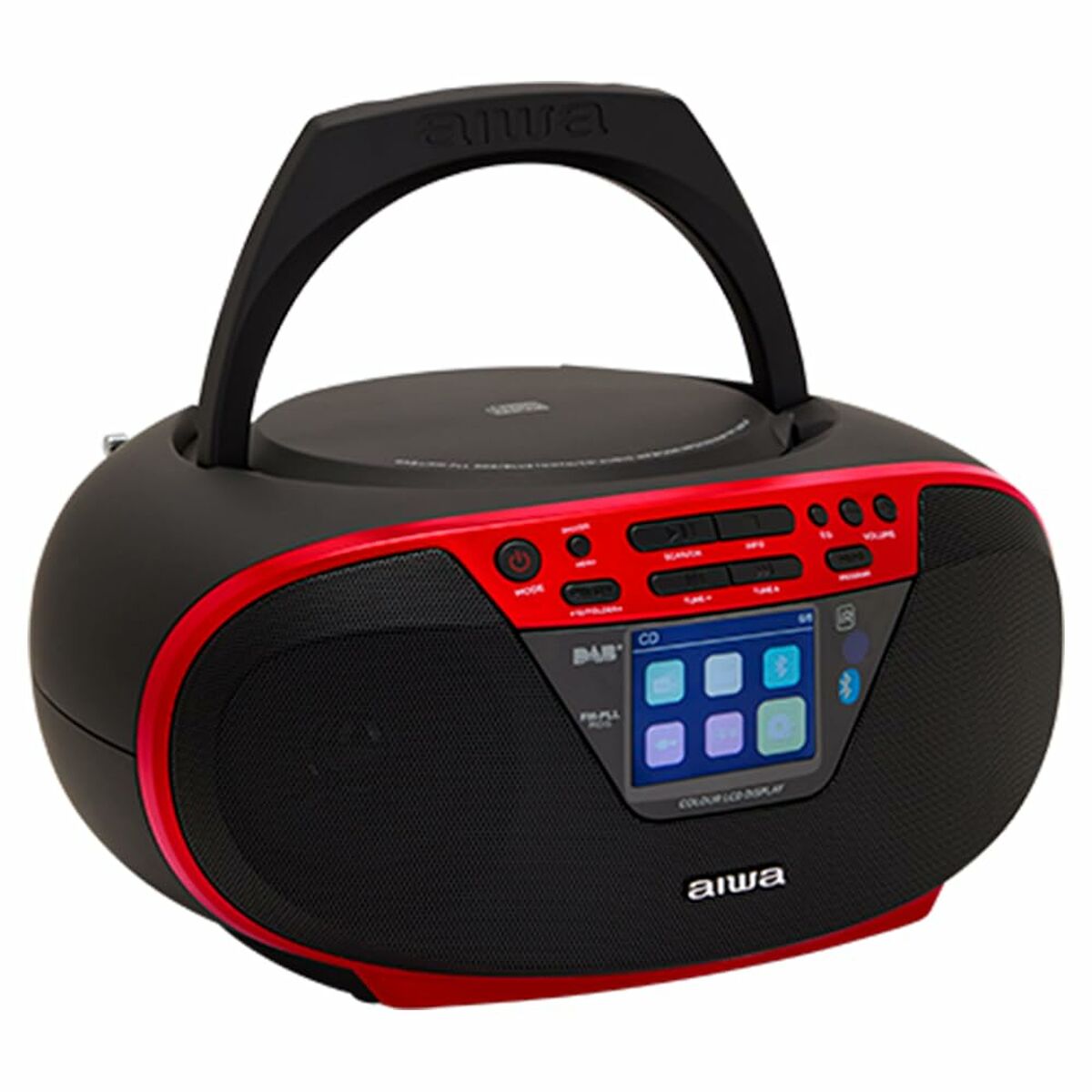 Radio CD MP3 Aiwa BBTU500DAB/RD Red FM