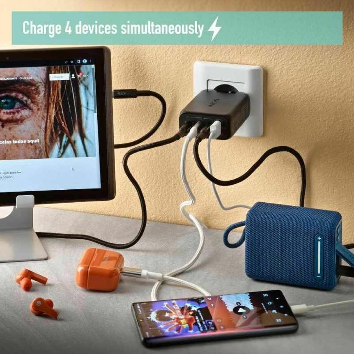 Laptop Charger NGS ULTRARAPIDO140W 140 W