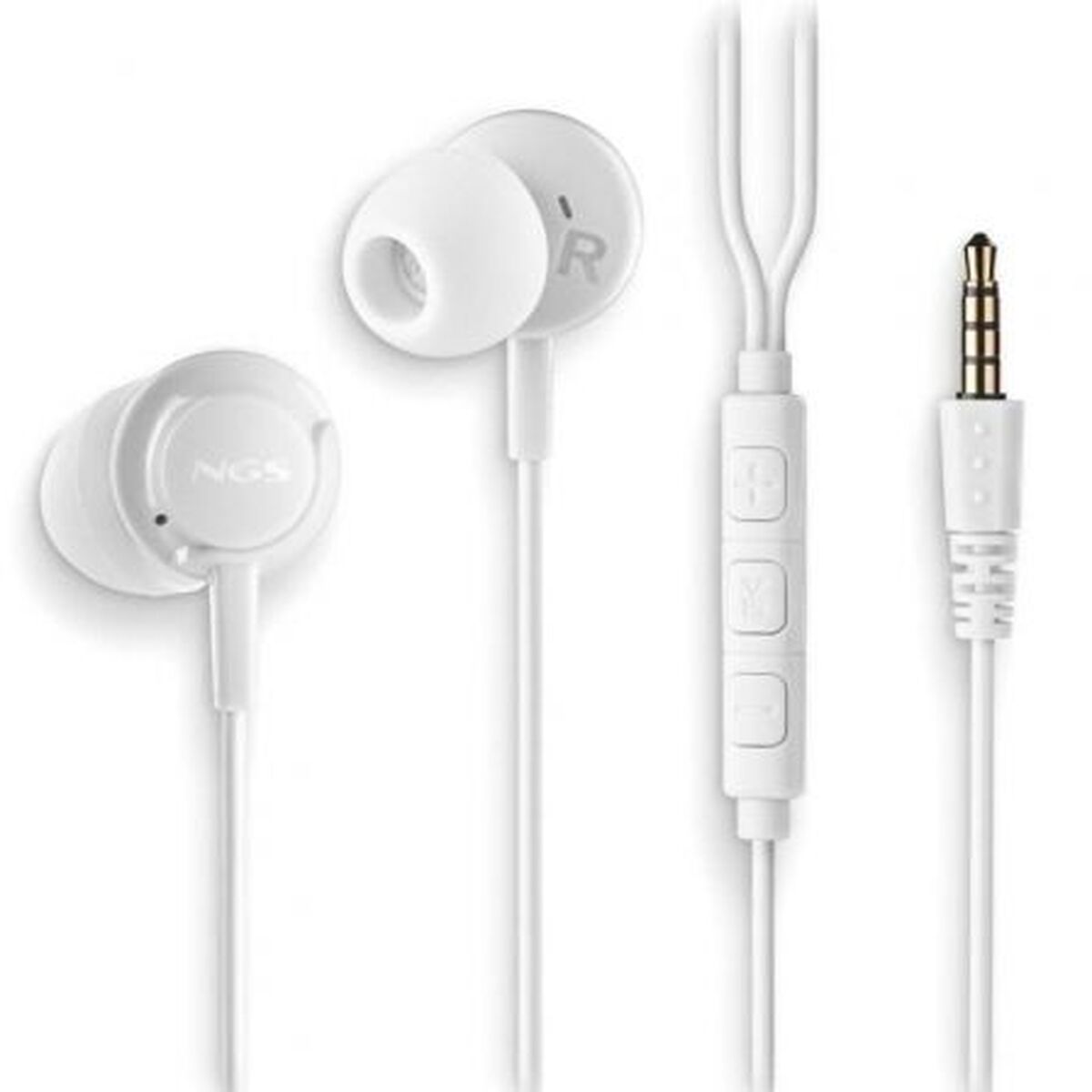 Headphones NGS CROSSDRIFTWHITE White