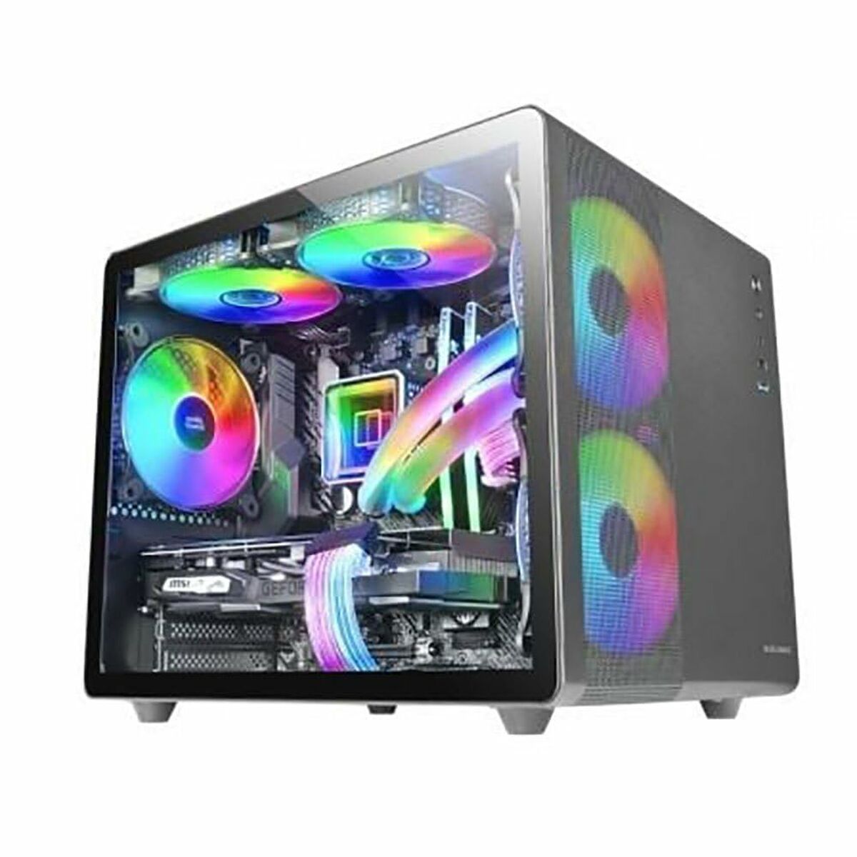 ATX Semi-tower Box Mars Gaming MC400 White Black