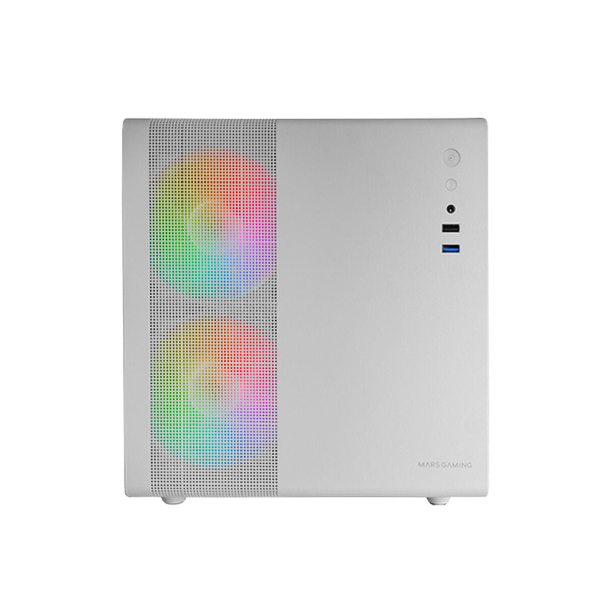 ATX Semi-tower Box Mars Gaming MC400W White Black