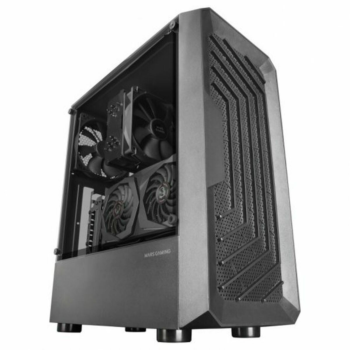 ATX Semi-tower Box Mars Gaming MC2000 Black